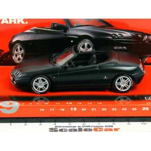 1/43 Alfa Romeo SPIDER 2003 MATT BLACK FULDA COLLECTION