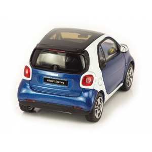 1/43 smart fortwo coupe W453 синий с белым