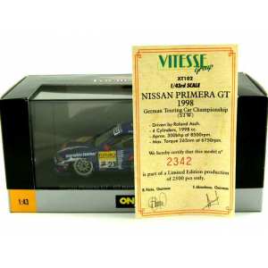 1/43 Nissan NISSAN PRIMERA GT STW 98 ROLAND ASCH