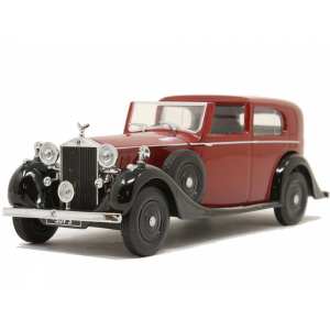 1/43 Rolls Royce Phantom Ill SDV H.J Mulliner 1937 бордовый с черным