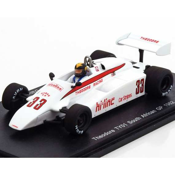 1/43 Theodore TY01 33 South African GP 1982 Derek Daly