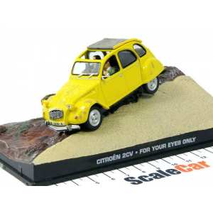 1/43 CITROËN 2CV For Your Eyes Only 1981 Yellow