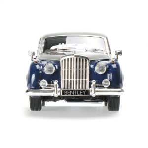 1/18 Bentley S2 - 1954 - серебристый с синим