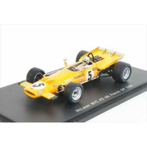 1/43 McLaren M7C 5 4th French GP 1969 Bruce McLaren