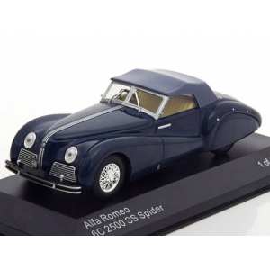 1/43 Alfa Romeo 6C 2500 SS Spider 1939 темно-синий