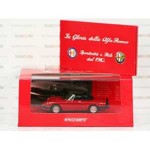 1/43 Alfa Romeo SPIDER 2.0 1983 RED