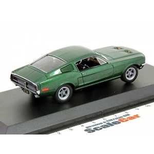 1/43 FORD Mustang GT390 Fastback 1968 зеленый (из к/ф Буллит)