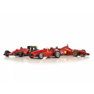 1/43 Набор из 3-х Ferrari F1 победителей: F310 1 M.Schumacher '96, F1/87 28 G.Berger '87 и 500F2 102 A.Ascari '52