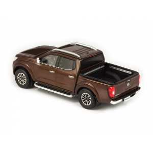 1/43 Nissan Navara Pick-up 2017 коричневый металлик