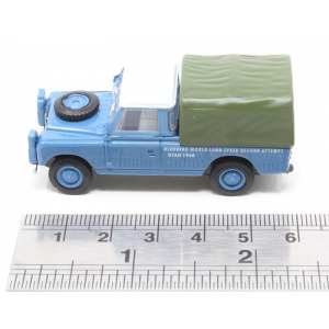 1/76 Land Rover Series II LWB Canvas Bluebird Land Speed Record 1972 синий с тентом хаки