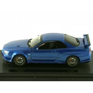 1/43 Nissan Skyline GT-R V-Spec II (R34) 2000 Blue