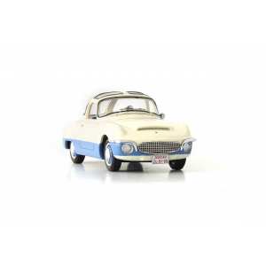 1/43 Skoda 440 Spartak Polytex Roadster 1956 бежевый с голубым