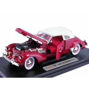 1/18 Cord 812 SUPERCHARGED 1937 BURGUNDY