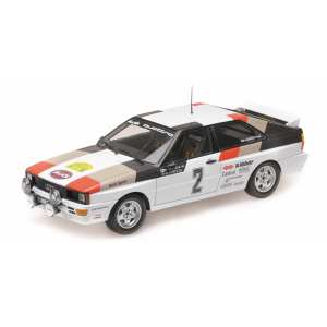 1/18 Audi Quattro - Audi Sport - Mikkola/Hertz - победитель International Swedish Rally 1981