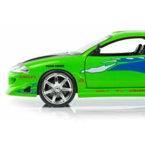 1/24 Brians Mitsubishi Eclipse зеленый лайм Fast&Furious Форсаж