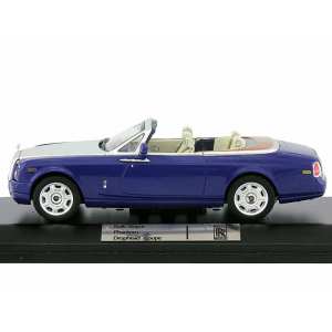 1/43 ROLLS-ROYCE PHANTOM Drophead Coupe 2007 Blue / Dark White interiors