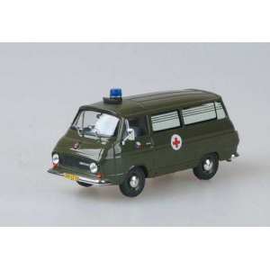 1/43 Skoda 1203 Army Ambulance Green 1969