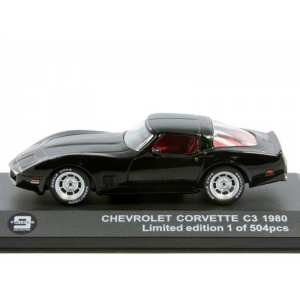 1/43 CHEVROLET Corvette C3 1980 черный