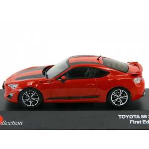 1/43 TOYOTA GT86 1st Edition LHD 2012 Red/Black