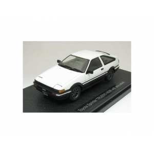 1/43 Toyota Sprinter Trueno AE86 alloy wheel 1983 White/Black
