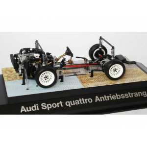 1/43 Audi Sport quattro Antriebsstrang