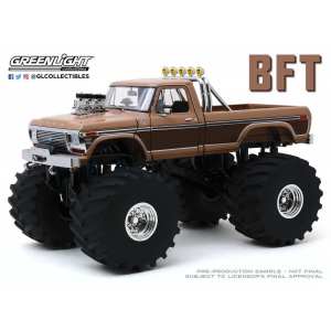 1/18 Ford F-350 Monster Truck BFT Bigfoot 1978 коричневый металлик (колеса 66 дюймов)