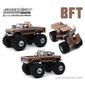 1/18 Ford F-350 Monster Truck BFT Bigfoot 1978 коричневый металлик (колеса 66 дюймов)