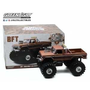 1/18 Ford F-350 Monster Truck BFT Bigfoot 1978 коричневый металлик (колеса 66 дюймов)