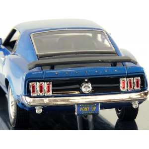 1/43 FORD Mustang Boss 302 1969 Acapulco Blue Metallic