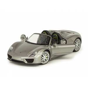 1/24 Porsche 918 Spyder Convertible 2015 серый