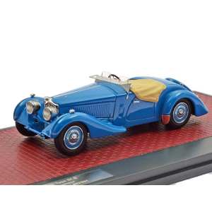 1/43 Bugatti T57S Corsica Roadster Malcolm Campbell 57531 (2 Вариант) 1937 синий