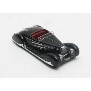 1/43 Bugatti Type 57C Cabriolet Vanvooren Shah of Iran 1939 Black черный