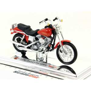 1/18 Мотоцикл Harley-Davidson FXDL Dyna Low Rider красный