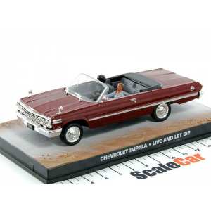 1/43 Chevrolet Impala Cabriolet James Bond Live And Let Die 1963