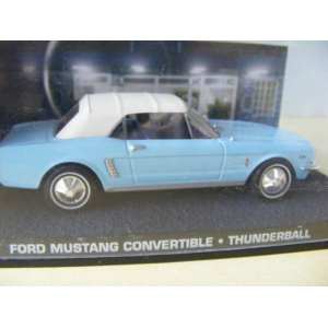 1/43 FORD Mustang Convertible Thunderball 1965 Light Blue