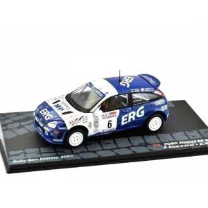 1/43 Ford Focus RS WRC 6 P.Andreucci/A.Giusti Rally San Marino 2001