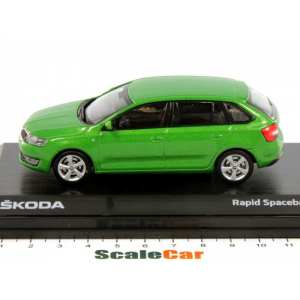 1/43 Škoda Rapid Spaceback 2014 зеленый мет.