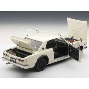 1/18 NISSAN SKYLINE GT-R 1ST GENERATION (KPGC10) 1969 (WHITE)