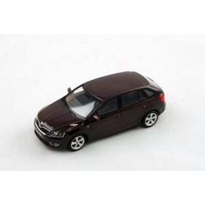 1/43 Škoda Rapid Spaceback 2014 коричневый мет.