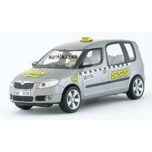 1/43 Škoda Roomster Citytaxi Praha 2006 Satin Gray Metallic