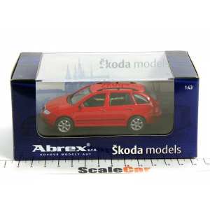 1/43 Skoda Fabia Combi - Red Corrida Uni