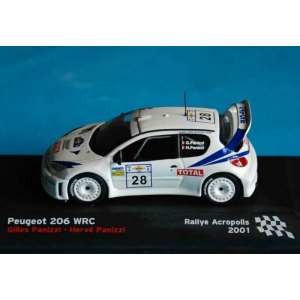 1/43 Peugeot 206 WRC PANIZZI Gilles - PANIZZI Herve Rally Acropolis 2001