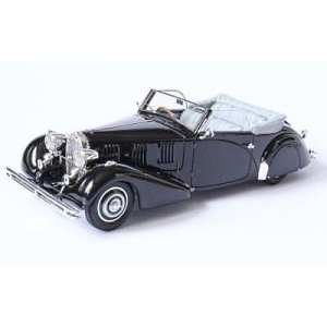 1/43 Bugatti T57 Cabriolet Graber 1936 sn 57444 open top Black