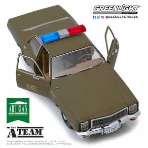 1/18 Plymouth Fury U.S. Army Police 1977 (из т/с Команда А) Военная Полиция США