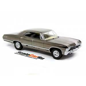 1/18 CHEVROLET Impala Sport Sedan 1967 Black Chrome Supernatural (из телесериала Сверхъестественное)