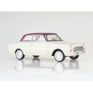 1/18 Ford Taunus 12M (P4) Limousine белый с черным