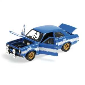 1/18 Ford Escort I RS1600 FAV - 1970 - Blue W/White Stripes (синий с белыми полосками)