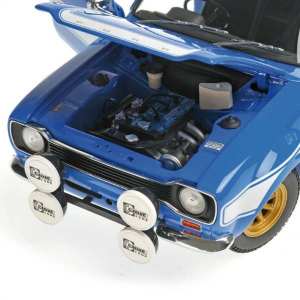 1/18 Ford Escort I RS1600 FAV - 1970 - Blue W/White Stripes (синий с белыми полосками)