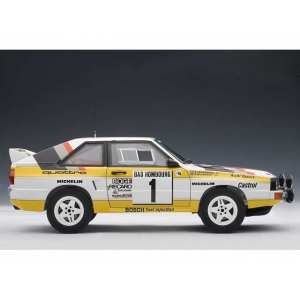 1/18 Audi SPORT QUATTRO RALLY 1985 S.BLOMQVIST 1 RALLY MONTE CARLO
