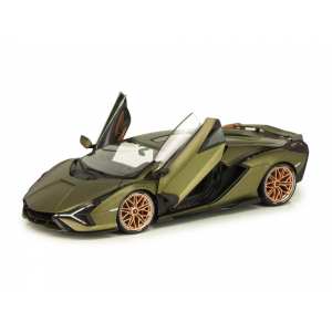 1/18 Lamborghini Sian FKP 37 2020 оливковый матовый